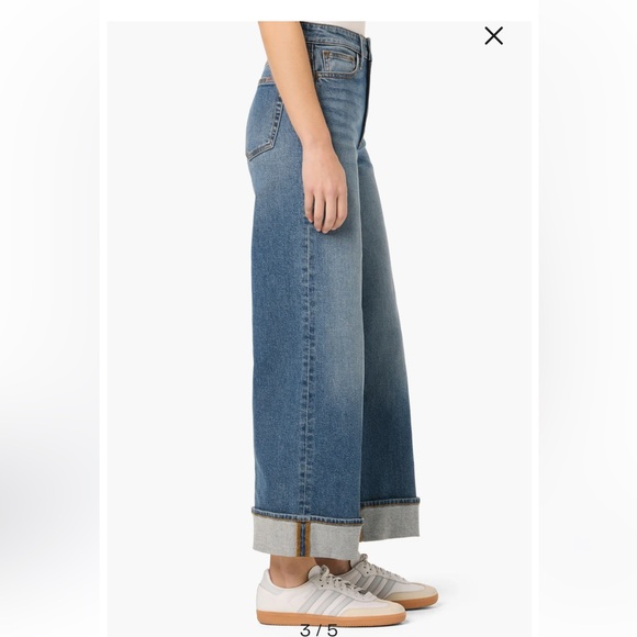 Joe’s Jeans Cuffed High Waist Wide Leg Jeans - Picture 2 of 14